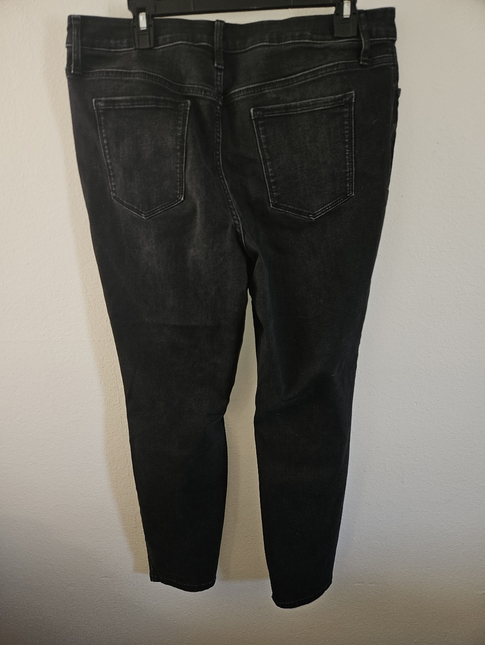 Simply Vera Vera Wang Womans Black Skinny Jeans Size 16 - Picture 11 of 15